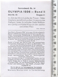 3 Рейх. Пропаганда. Олимпиада 1936г. Карточка Cigaretten-Bilderdienst. Размер 12 x 8 см., фото №3