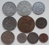 Монеты мира 10 шт, фото №2