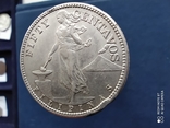Aмериканские Филиппины,50 центов 1919 г.Серебро., фото №6