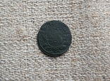 Деньга 1730 г. (перечекан с копейки ), фото №3