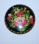 Авторская миниатюра Украина, крышка шкатулки/заготовка для броши - диам.6,2 см., photo number 6