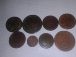 8 монет,от 1738года до 1913год., фото №2