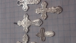 Серебряные Царские крестики вес 6.77 гр, фото №4