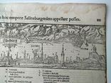 1572 Люнебург Германия, карта (38х32, Верже) СерияАнтик, фото №4