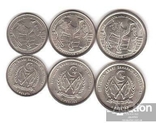 Saharawi Saharan ADR - 5 pcs x set 3 coins 1 2 5 Pesetas 1992, photo number 3