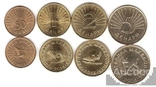 Macedonia Македония - 5 шт x набор 4 монеты 50 Deni 1 2 5 Denari 1993 - 2018, фото №3