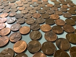 Монеты США 1 цент 150шт одним лотом, фото №2