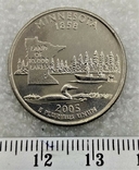 25 Центов США 2005 Миннесота, фото №2