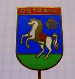 Значок эмалевый Ostrava, фото №2