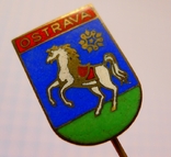 Значок эмалевый Ostrava, фото №4