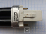 Лампа Philips PL-S 9w/08 BLB ультрафиолетовая 2 шт, фото №4