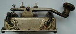 Ключ Морзе,телеграфного аппарата.Деревяная ручка., фото №4