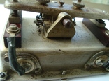 Ключ Морзе,телеграфного аппарата.Деревяная ручка., фото №12