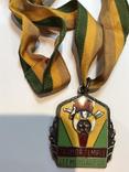Масонская медаль знак масон Серебро., фото №2