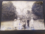 Офицер и солдат Первой Мировой с семьей старое фото, фото №3