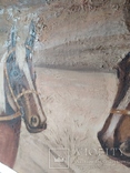 Картина лошади с рамкой 86*65, фото №6