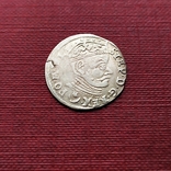Трояк (3 гроша) 1581 года. Стефан Баторий. Вильно (R), фото №2