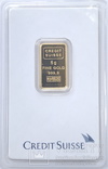 Золотой слиток 5 грамм, Швейцария, фото №2