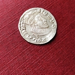 Трояк (3 гроша) 1591 года. Сигизмунд Ваза. Олькуш (R1), фото №3