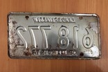 Лицензионный, автомобильный номерной знак. США / USA 618-772 1974г., фото №3