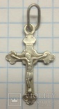 Старинный крестик, серебро., фото №2