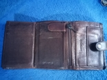 Вместительный бумажник: GinoValentini   натуральная кожа 12,5X10 см, фото №13