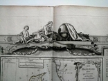1766 Дания (большая карта 66x49, Верже) СерияАнтик, фото №5