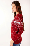Жіночий в'язаний светр різдвяний (100), фото №3