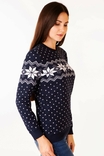 Жіночий в'язаний светр різдвяний (6204), numer zdjęcia 3