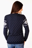 Жіночий в'язаний светр різдвяний (6204), numer zdjęcia 5