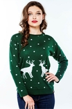 Жіночий в'язаний светр різдвяний (73), фото №2