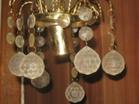 Старовинна люстра з дзеркалом для ремонту, реставрації або насаппарт, фото №7