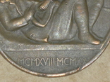 Польша.Настольная медаль " POLEGŁYM CZEŚĆ 1918-1920", фото №4