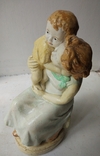 Статуетка "Мати і син", 24 см, гіпс, фото №4