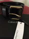 Ремень Calvin Klein. натур. кожа. Италия. оригинал. новый с бирками., numer zdjęcia 4