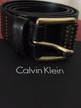 Ремень Calvin Klein. натур. кожа. Италия. оригинал. новый с бирками., numer zdjęcia 2