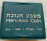 Монета Израиль 10 лир Серебро 1974 UNC, вес 20 грамм, фото №4