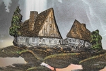 Рельефная картина Домик у холмов 86х56 см, фото №4