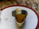 Серебряное кольцо с янтарем, фото №10