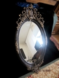 Настенное зеркало барокко дерево грунт 105 cm x 57 cm винтаж, фото №10