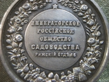 РБ11 Серебряная медаль "За труды по садоводству" Рижский отдел. Серебро, фото №8