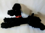 Ризеншнауцер собака солома 45см винтаж игрушка ГДР, фото №3