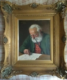 Фриц Мюллер. Портрет мужчины с трубкой, фото №3