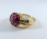 Золотое кольцо с рубинами, фото №8