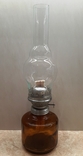 Керосиновая лампа СССР корпус цветное стекло, фото №2