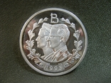 РБ42 Бельгия, 1 экю 1993 год. Серебро 999,9 проба, вес 19,7 грамм, фото №2