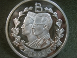 РБ42 Бельгия, 1 экю 1993 год. Серебро 999,9 проба, вес 19,7 грамм, фото №4