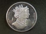 РБ43 Великобритания 1 экю 1993 год. Серебро 999,9 пр, вес 19,7 грамм, фото №2