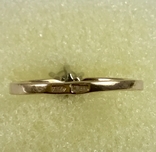 Золотое кольцо с камнем, фото №5