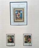 Выставочные коллекционные листы с марками. Исскуство. 48 листов., фото №3
